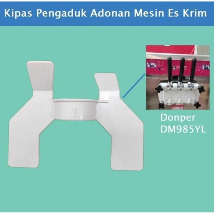 Sparepart Kipas Pengaduk Mesin Es Krim Donper Bisa Untuk Mixue