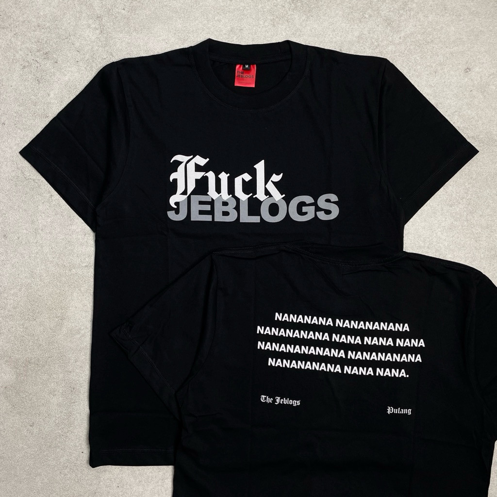 The Jeblogs - Fck Jeblogs | Tshirt Black Original Merchandise