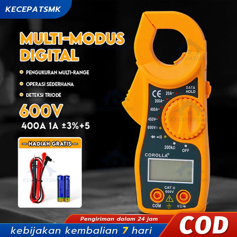 Tang Ampere MT87 Tang Multimeter Arus AC Tegangan AC DC