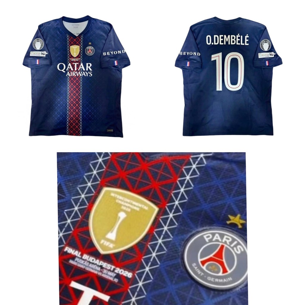 JERSEY BAJU BOLA PSSG HOME FULLPATCH UCL FINAL 2025/2026