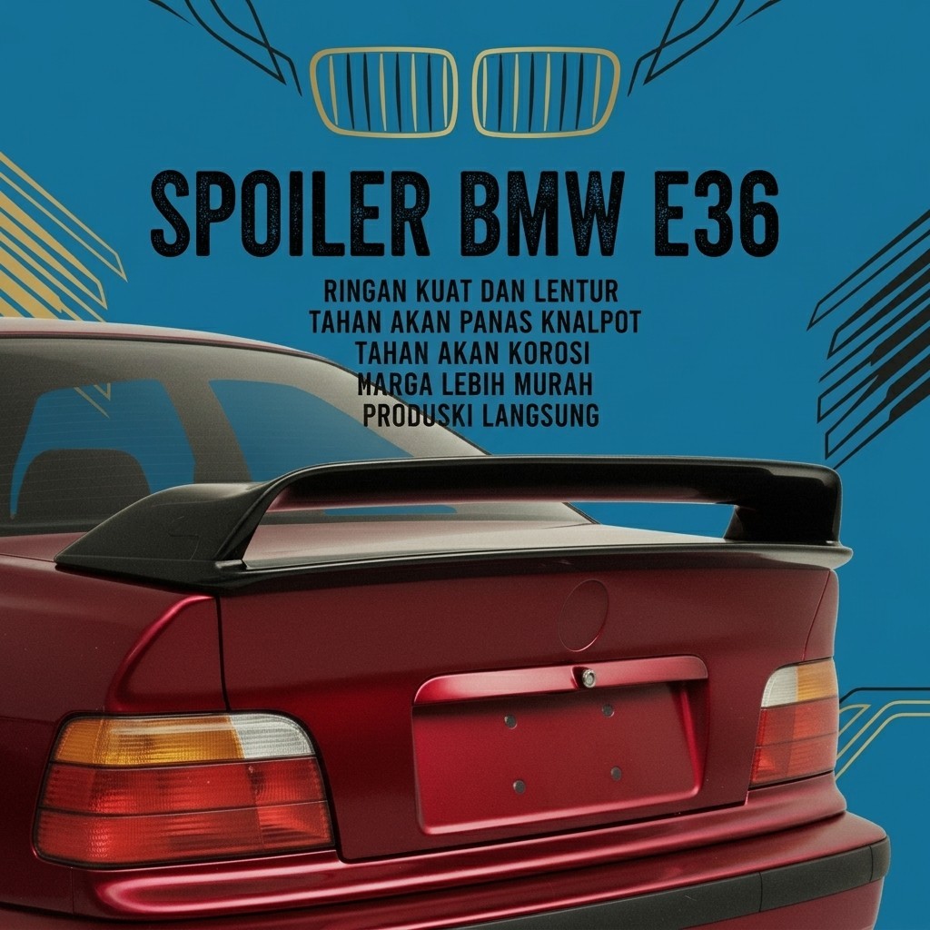 spoiler bmw e36 sepoiler bmw 1993-1997 bodykit bmw e36