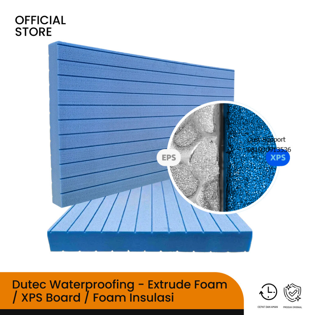 DUTEC | Extrude Foam Polystrene Board | Board Peredam Panas |  XPS Board / Foam Insulasi
