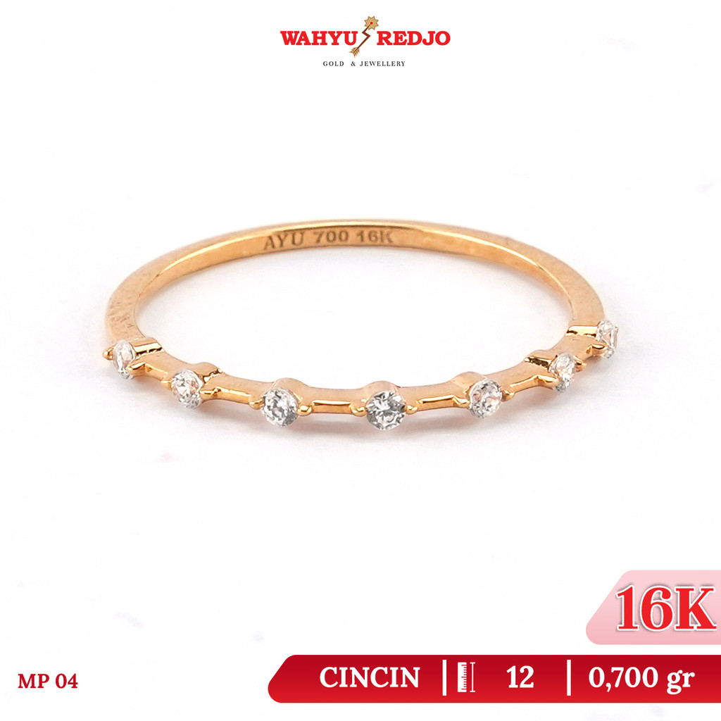 Cincin Emas 16K Wahyu Redjo CC-16K-31909092 Non Pameran