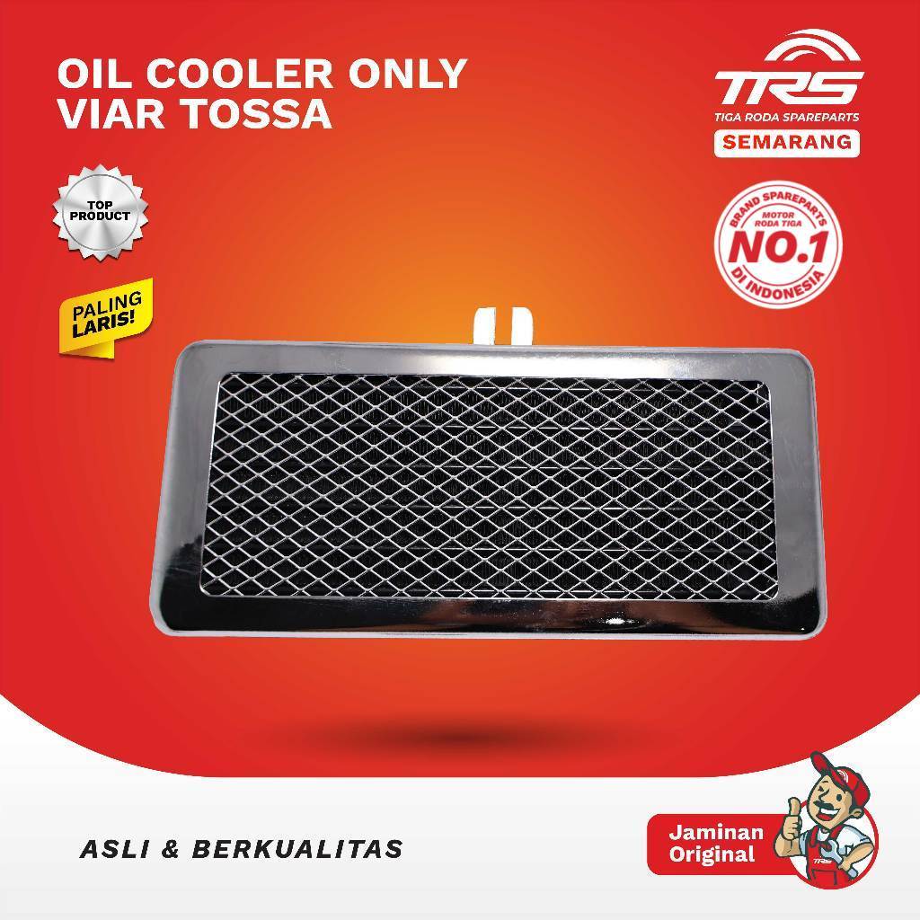 TRS Oil Cooler Set Tossa Hercules Viar Tipe Non Radiator Spareparts Original TRS SEMARANG