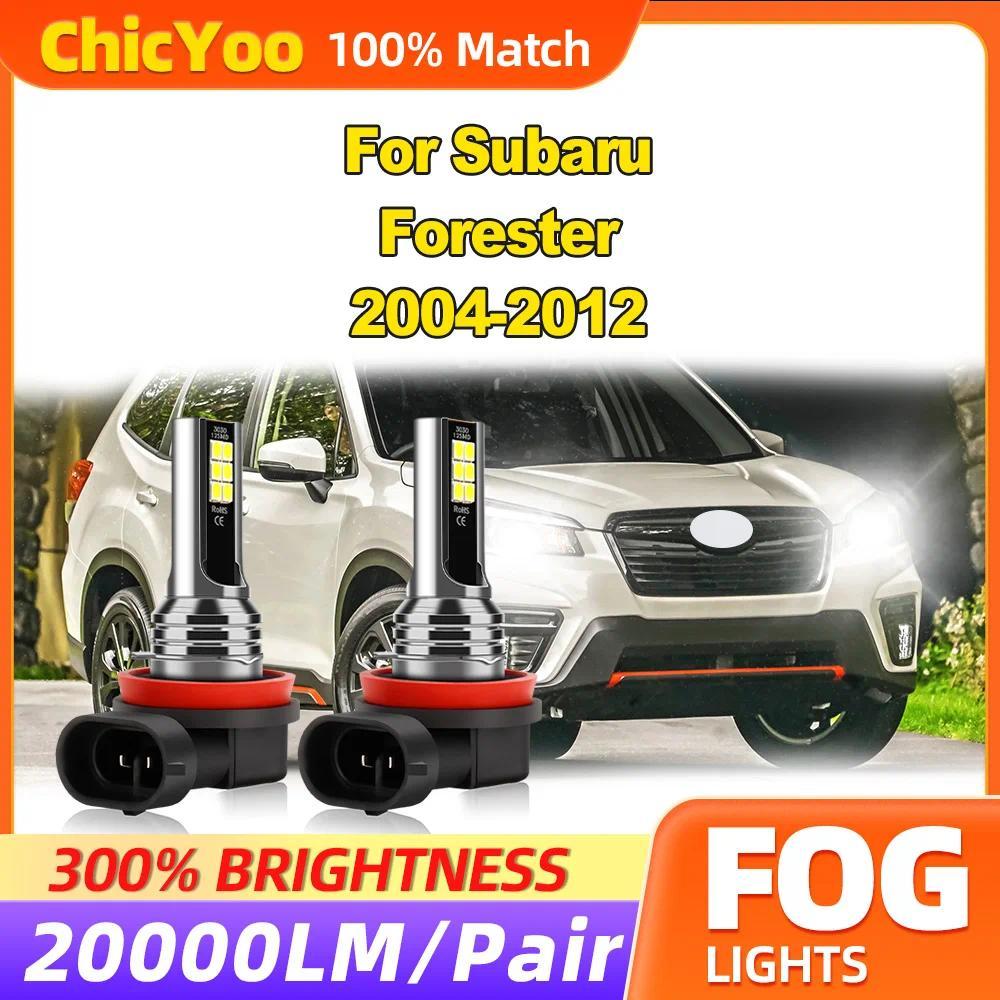 20000LM CSP Chips LED Fog Lights 60W Fog Lamps 12V 6000K White For Su Forester 2004 2005 2006 2007 2