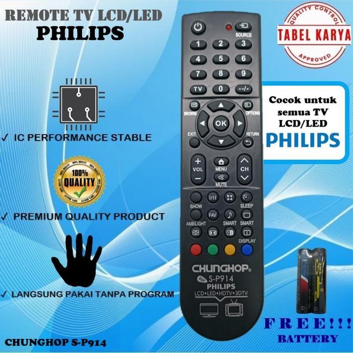 REMOTE REMOT TV LCD LED PHILIPS MULTI UNIVERSAL - REMOTE TV