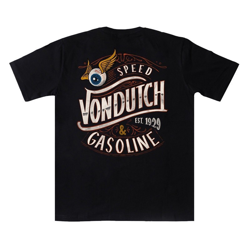 Kaos Trendy Von DUtch Tshirt 0508 Black