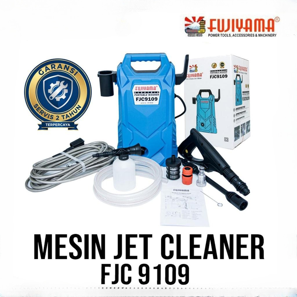 Fujiyama FJC9109 Mesin Cuci Motor & Mobil Alat Steam Listrik Jet Cleaner High Pressure