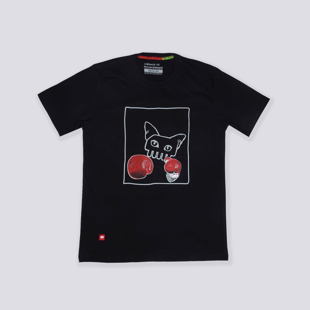 Black ID - T Shirt Black Id - Black Logo Cat