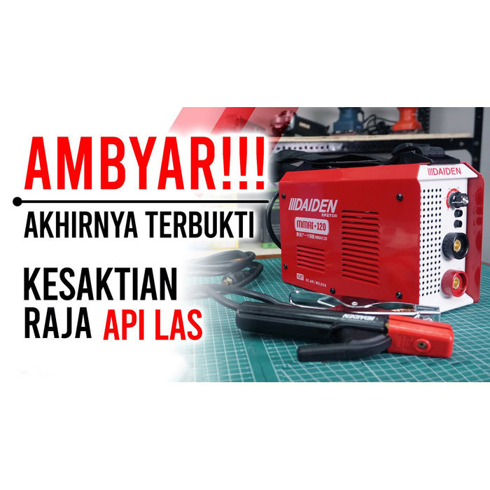 DAIDEN MMAi160 MESIN TRAVO LAS INVERTER 160 AMPERE JEPANG 160A