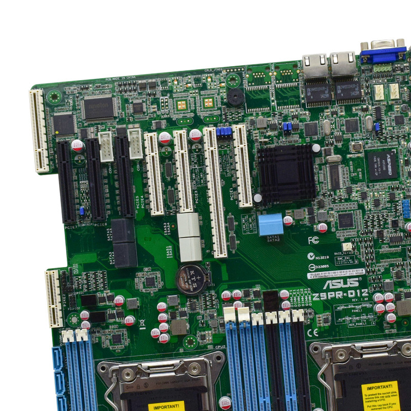 Z9PRD12 Motherboard LGA2011 E52600CPU IntelC602 12×DDR3 384GB M2 5×PCIE X16 6×USB30 Dual Gigabit LAN