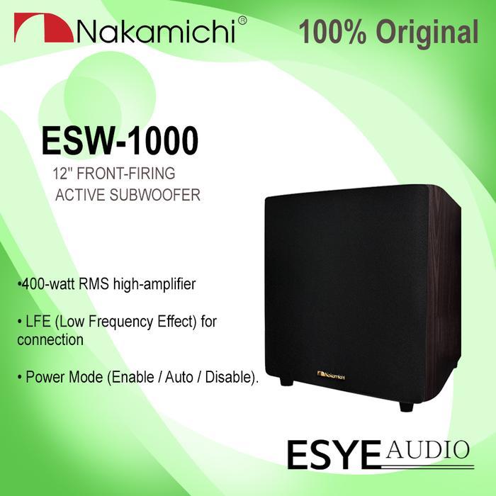PROMO BIG SALE Nakamichi ESW 1000 Subwoofer Home Karaoke 12 Inch