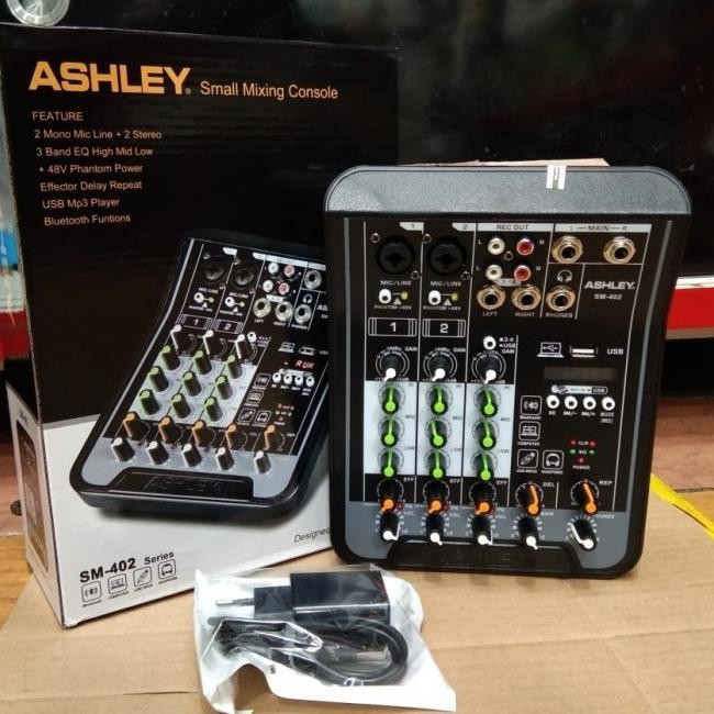 mixer ashley sm402 ashley mixer sm 402 4 channel original