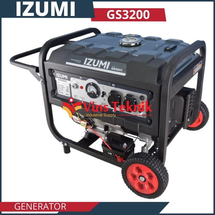IZUMI GS3200 Mesin Genset Listrik 2000 Watt Genset Bensin Generator NLG IZUMI GS 32000