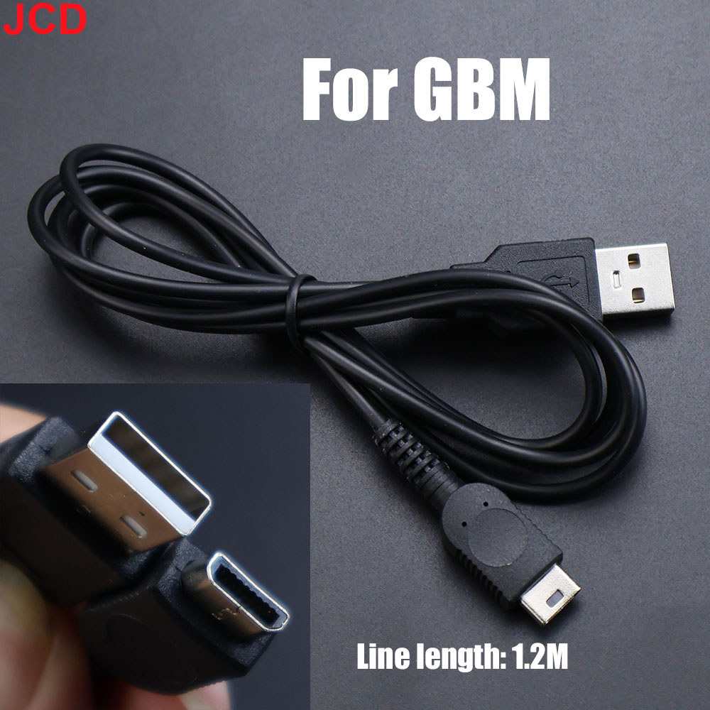 JCD For Game boy GBM USB 1.2M Power Supply arging arger Cable For GameBoy Micro Game Console