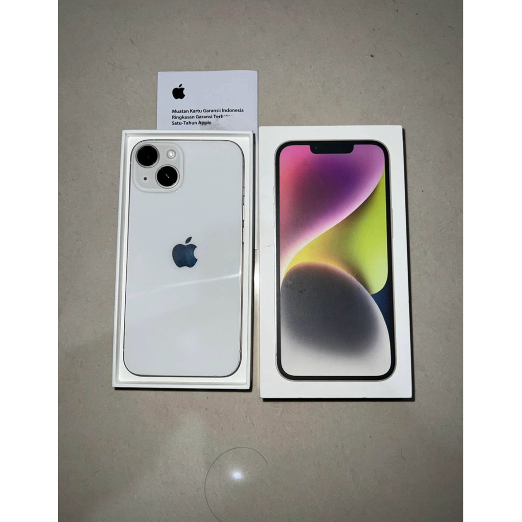 IPHONE 14 128gb IBOX BEKAS FULLSET