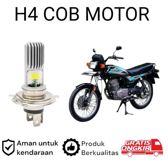 1pcs Lampu depan LED H4 COB motor Honda GL MAX Koko