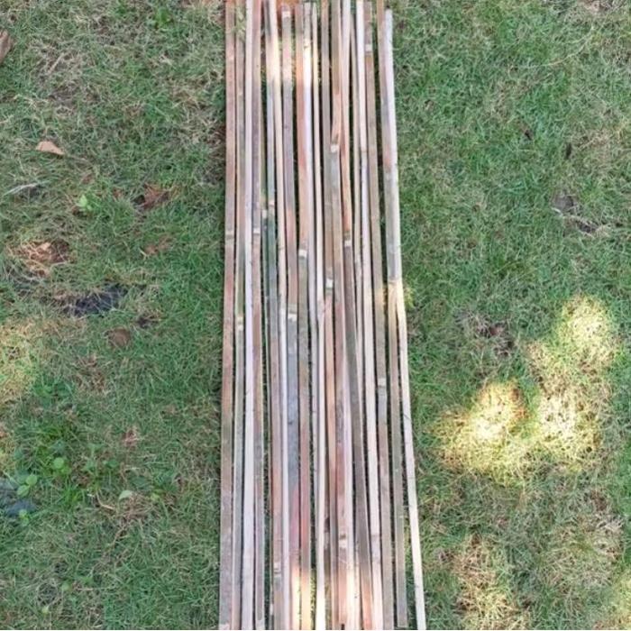 10 batang bambu ajir Tamanan ukuran 120 cm