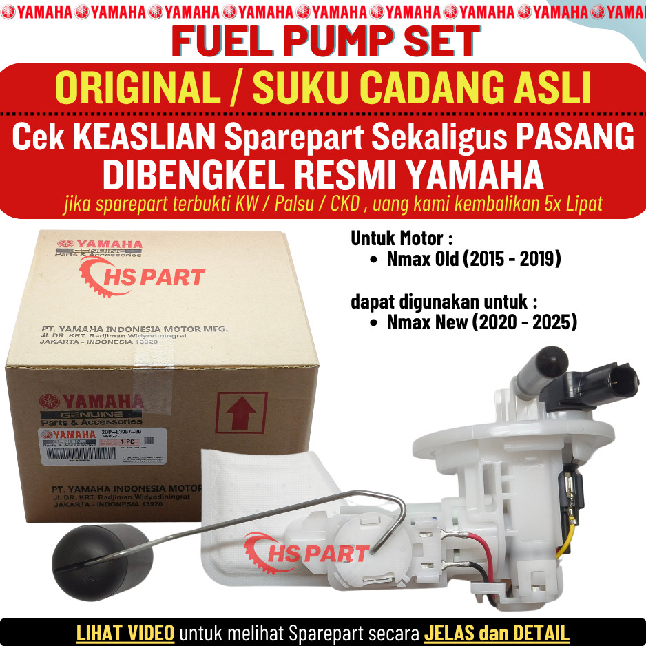 Fuel Pump Rotak Pompa Bensin Set Assy Nmax 155 Old New Original Yamaha 100%