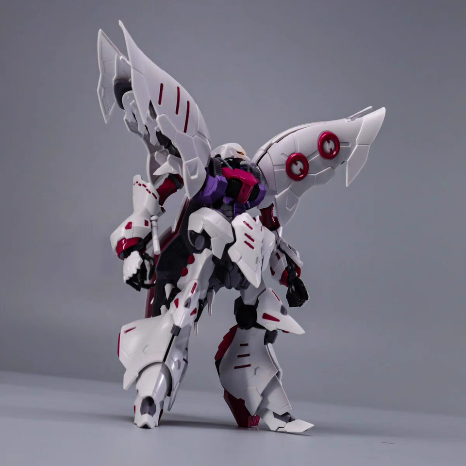 In Stock YIYA Model 1/120 Amx-004 Qubeley Assembly Model Kits Plastic Skeleton Kits Anime Action Fig