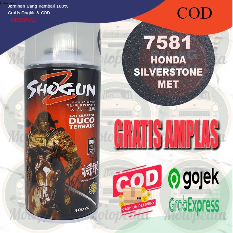 Cat Semprot Jepang Cat Semprot Pilok Pilox Pylox Shogun Z Honda Silverstone Metallic Abu Abu Grey Me