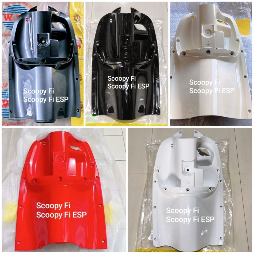Cover Legshield / Sebeng Dalam Tengah Besar Honda SCOOPY FI / SCOOPY FI ESP 2013 - 2016 Merk WIN