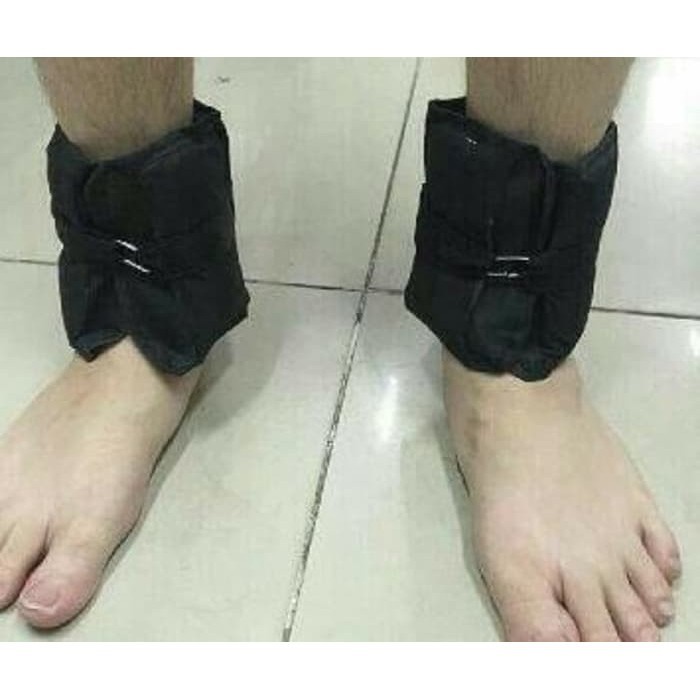 Banding kaki 2 kg pemberat kaki 2 kg (kanan 1 kg kiri 1 kg) pemberat kaki