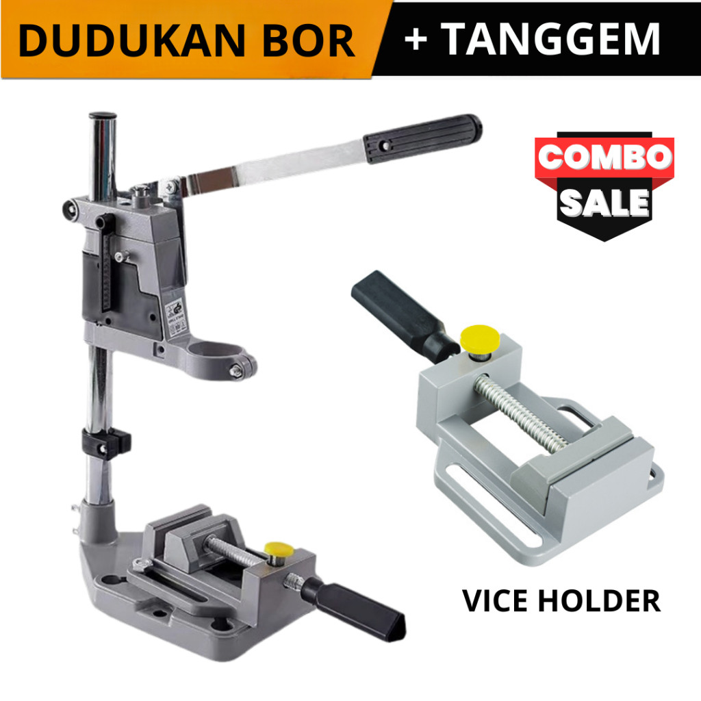 Stand Drill Dudukan Mesin Bor Tangan  Menjadi Bor Duduk Drill Stand Alumunium Drill Stand BorListrik