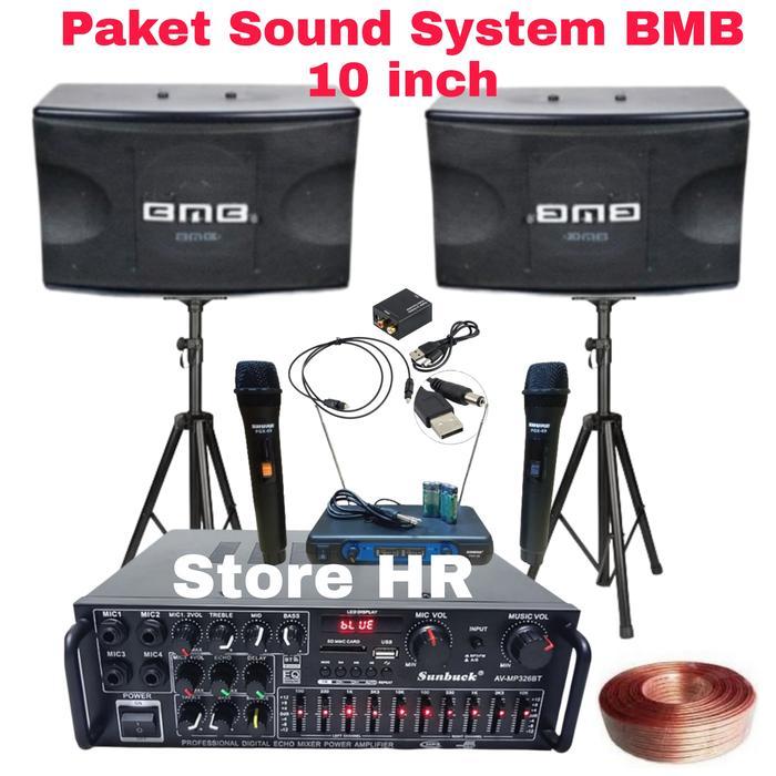 paket karaoke bmb 10 inch original sound termurah