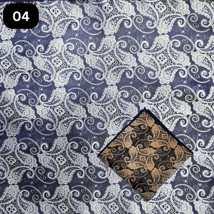 ARCHIE POCKET SQUARE sapu tangan saku sapu tangan kantong sapu tangan jas - 02