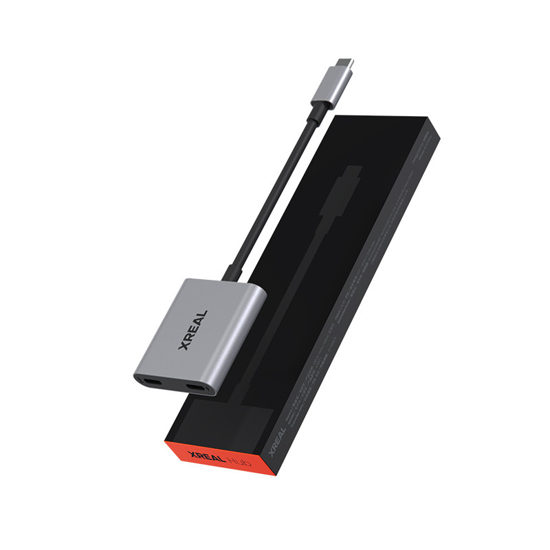 XREAL Hub 120hz 2IN1 USB-C PD Fast arging Adapter Portable Video Adapter For XREAL AIR 2 AIR2 Glasse
