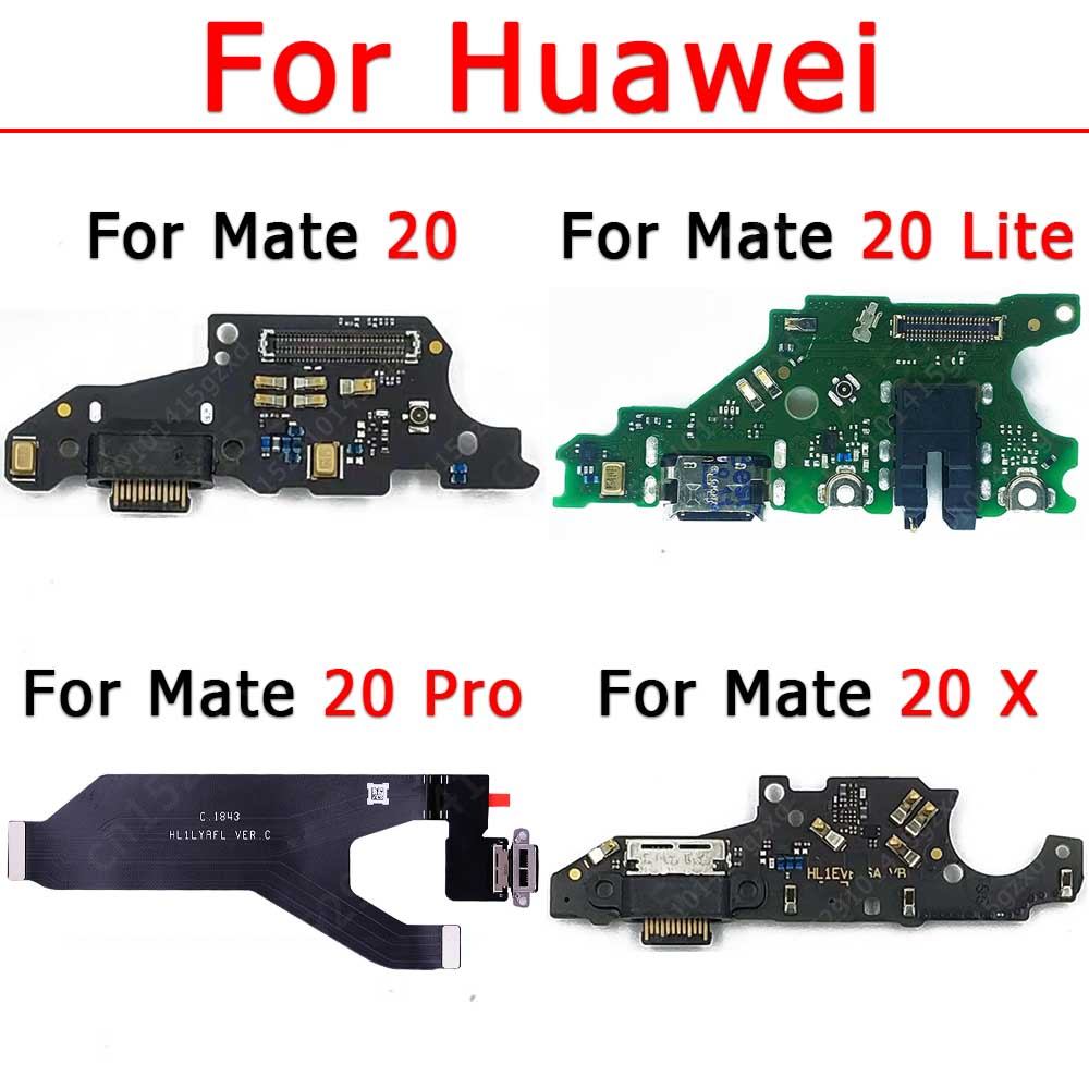 arge Board For Huawei Mate 20 Lite Mate20 Pro X 20X arging Port Dock Ribbon Socket Plate Usb Connect