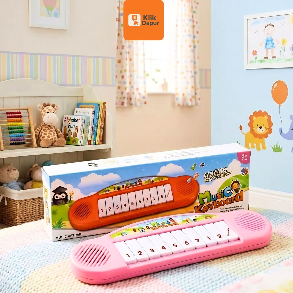 KLIKDAPUR - (3695) MAINAN ELECTRONIC ORGAN KEYBOARD PIANO MUSIK MUSIC ANAK BX240