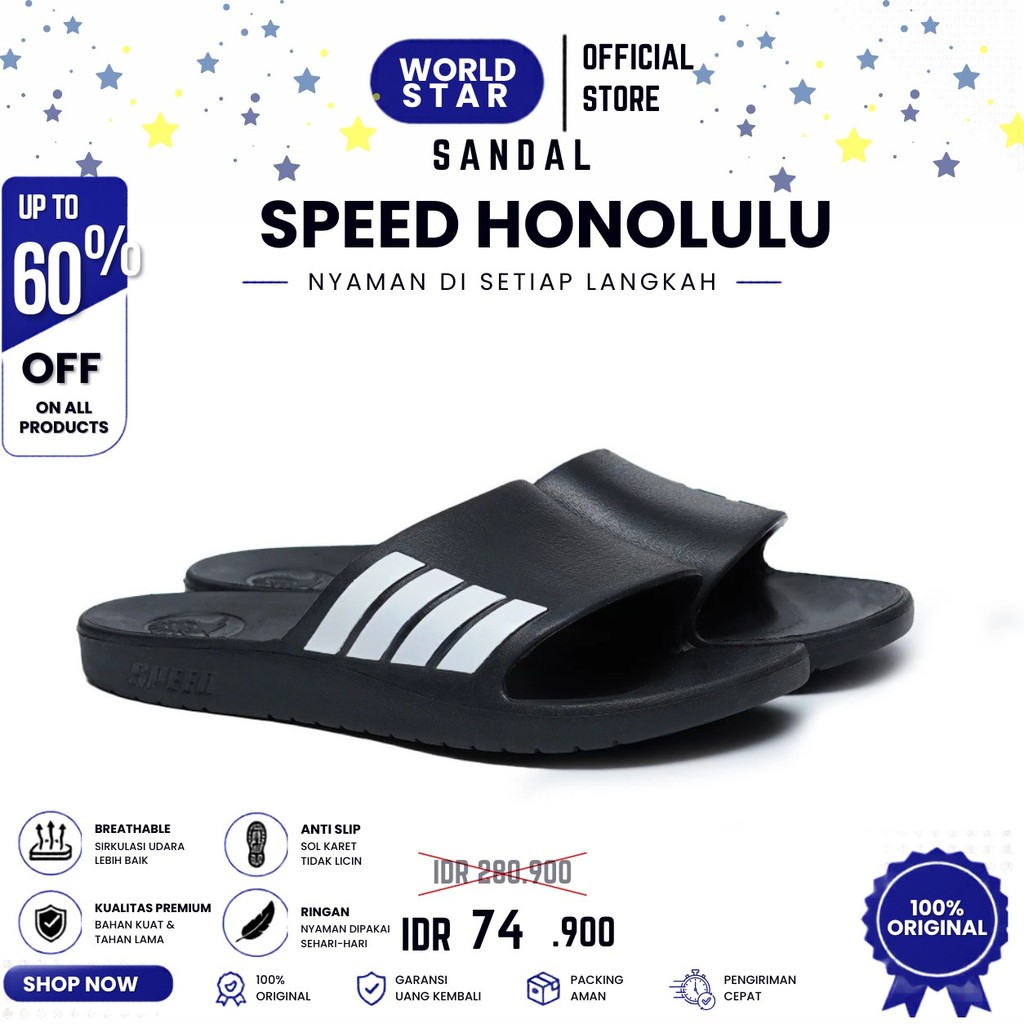 SANDAL SPEED HONOLULU SERIES 100% ORIGINAL || Sandal Selop  SERIES size 41 - 43