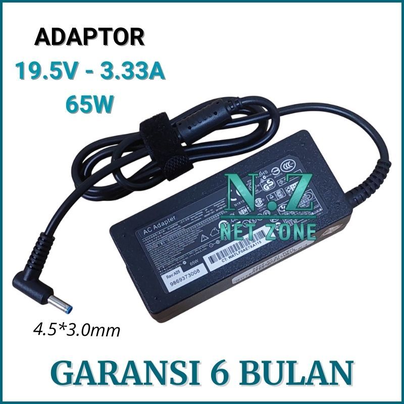 Charger Adaptor Hp Pavilion 14-n270TX 14-n011TX 14-n225TX 65W -NZONE