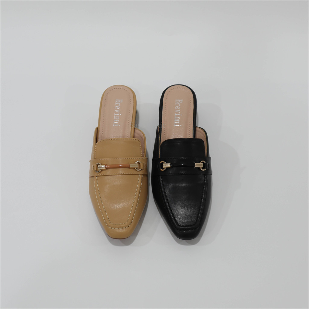 [CLEARANCE SALE -LIMITED STOCK] SANDALISTIC Joline Mules Block Heels || Sepatu Mules Wanita 5cm Ujun