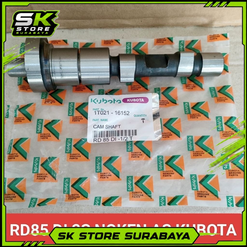 Noken As RD85 DI S CamShaft Mesin Kubota Kualitas Terbaik