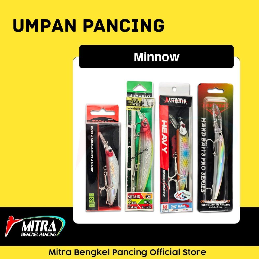 Umpan Pancing Minnow Casting Umpan Pancing