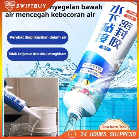 [Perekat Super Kuat Tahan Air]Perekat Bawah Air / Lem Tahan Air Permanen Tahan Lama, Anti Bocor Dan 