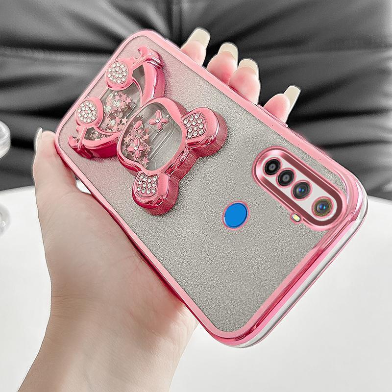 Soft Case Kesing HP Silikon Lembut Case Casing Untuk Realme 5s Realme5s RMX1925 Casing Berkilau Berl