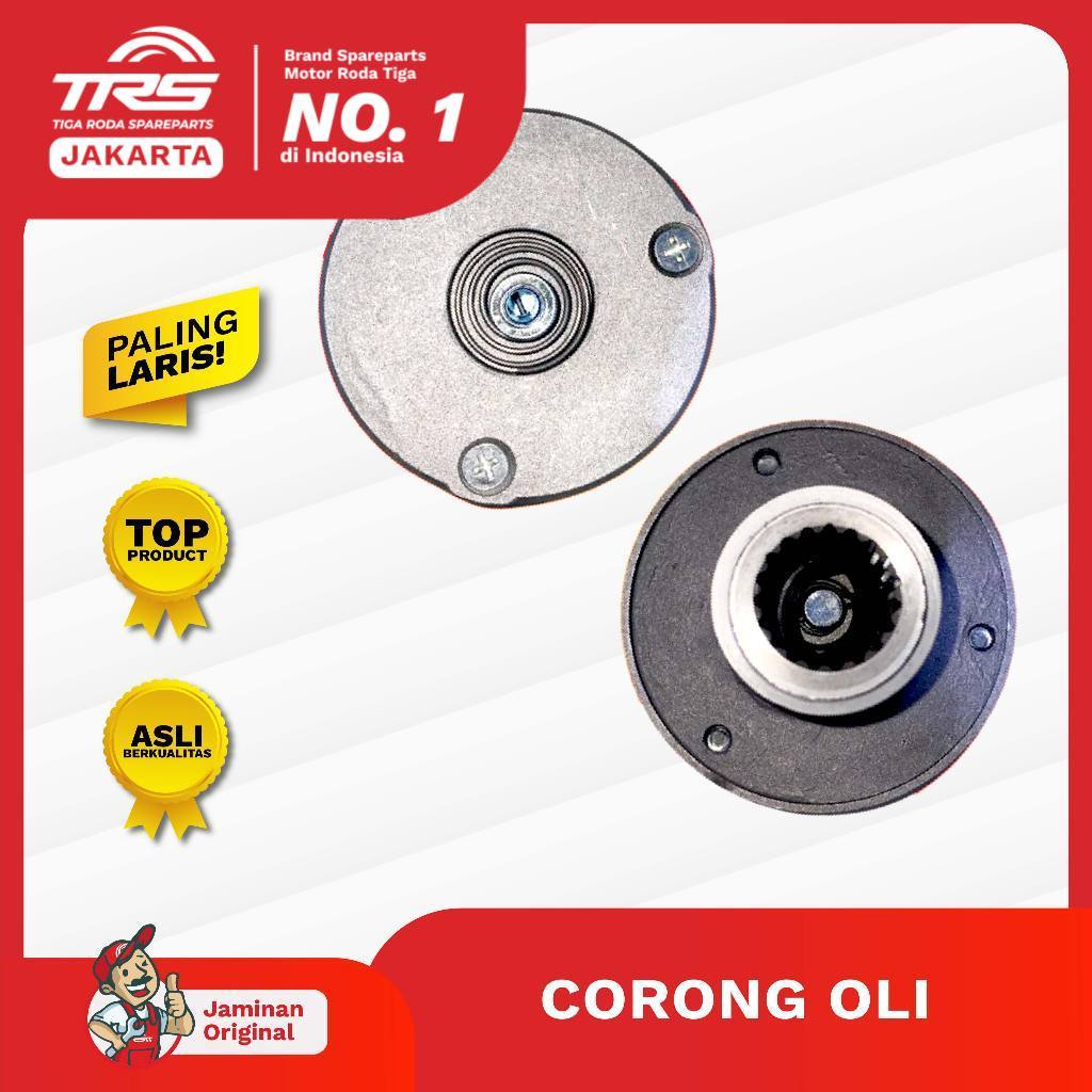 TRS Corong Oli Motor Roda Tiga Viar Karya Oil Cooler Tossa Hercules Motor Roda Tiga Spareparts Origi