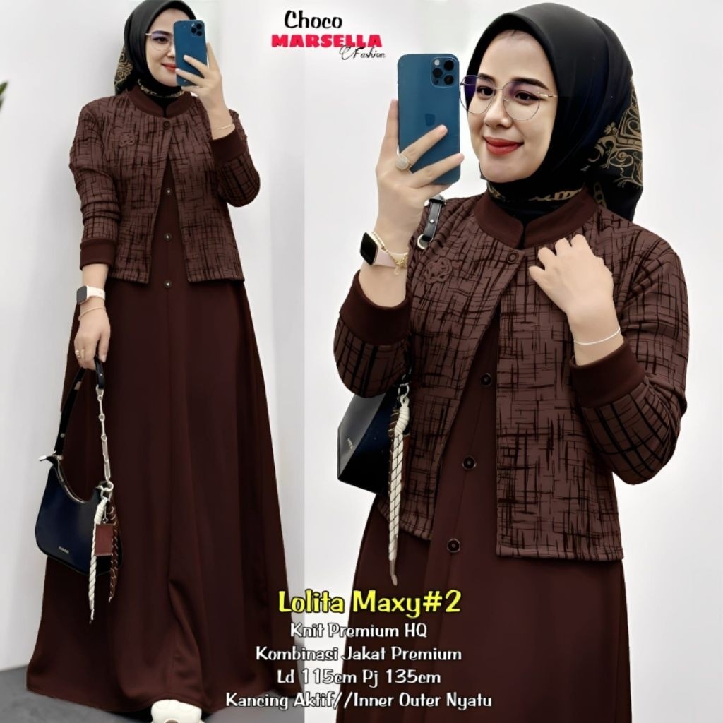 ada grup reseller tanyakan ke admin alya store MAXI DRESS LOLITA  MARSELLA alya store