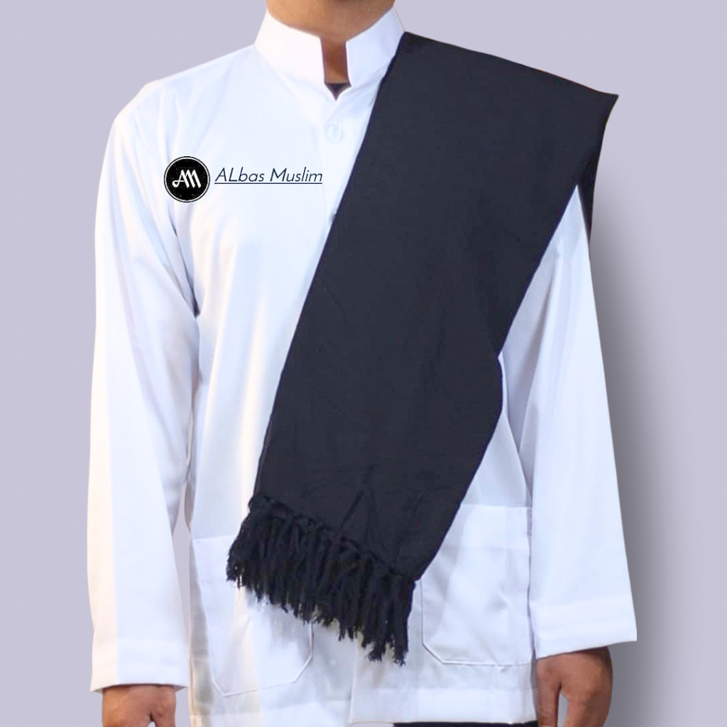 Albas Sorban Pria Lebar Remaja Dan Dewasa Polos Panjang Motif Rawis