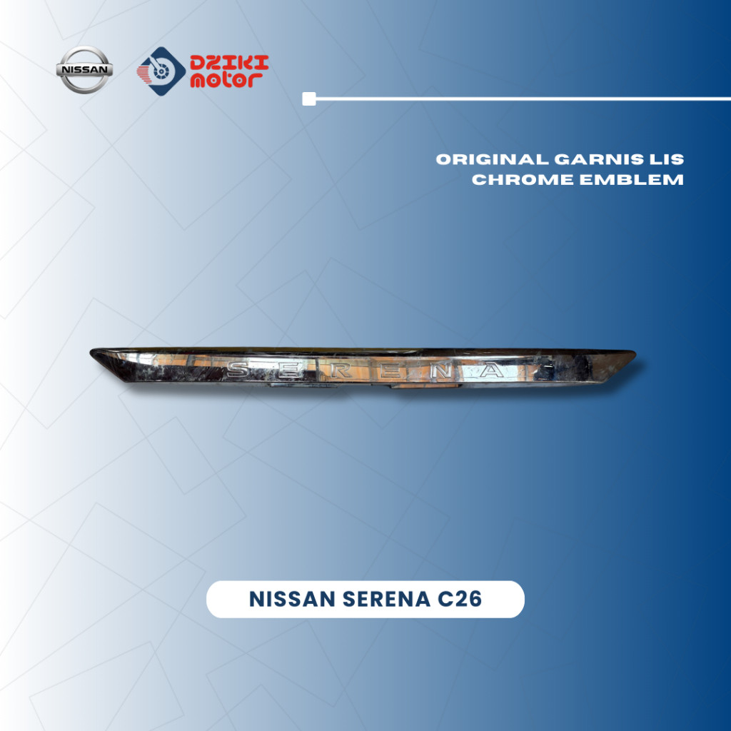 Original Garnis Lis Chrome Emblem Nissan Serena C26