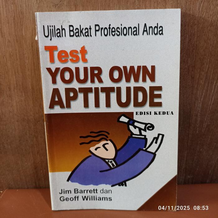 buku ujilah bakat profesional anda test your own aptitude 2047 hal 2001