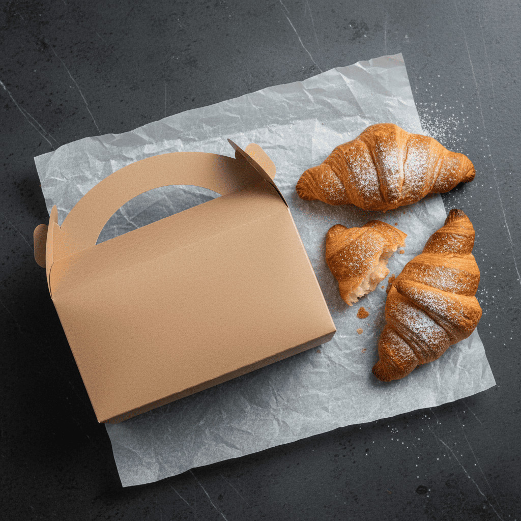 Gable Box Kraft : 16x9x8 cm / snack box / fried chicken box / kotak ayam goreng / Kotak Fried Chicke