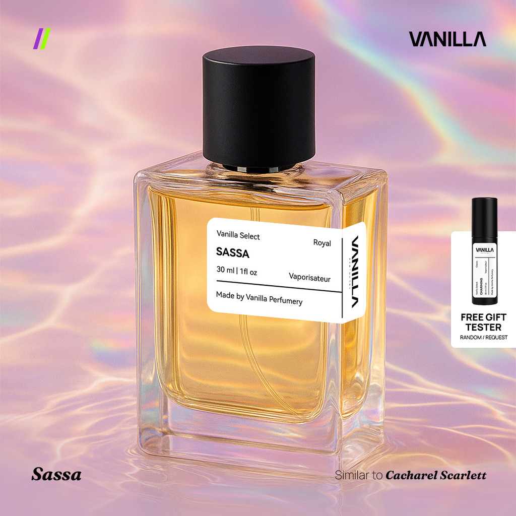 Sassa - Vanilla Select | Parfum Wanita White Floral Sweet Fruity Honey Fresh