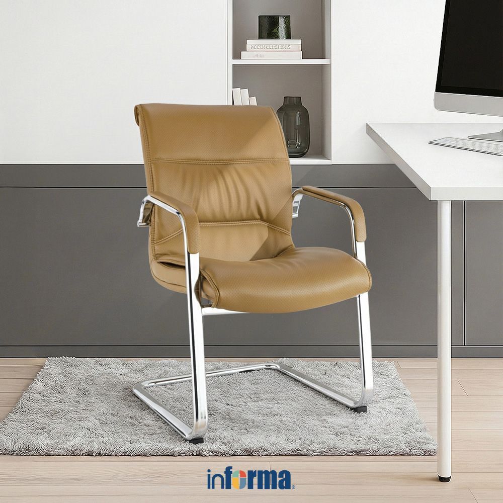 Informa G Council Kursi Tamu Kantor - Hitam Visitor Chair Tempat Duduk Client Furniture Indoor Kanto