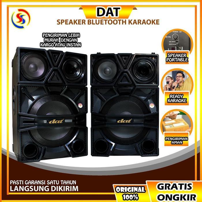 Speaker Aktif Speaker Bluetooth Speaker Karaoke 15 inch DAT DX 151 Garansi Resmi - DAT DX 151