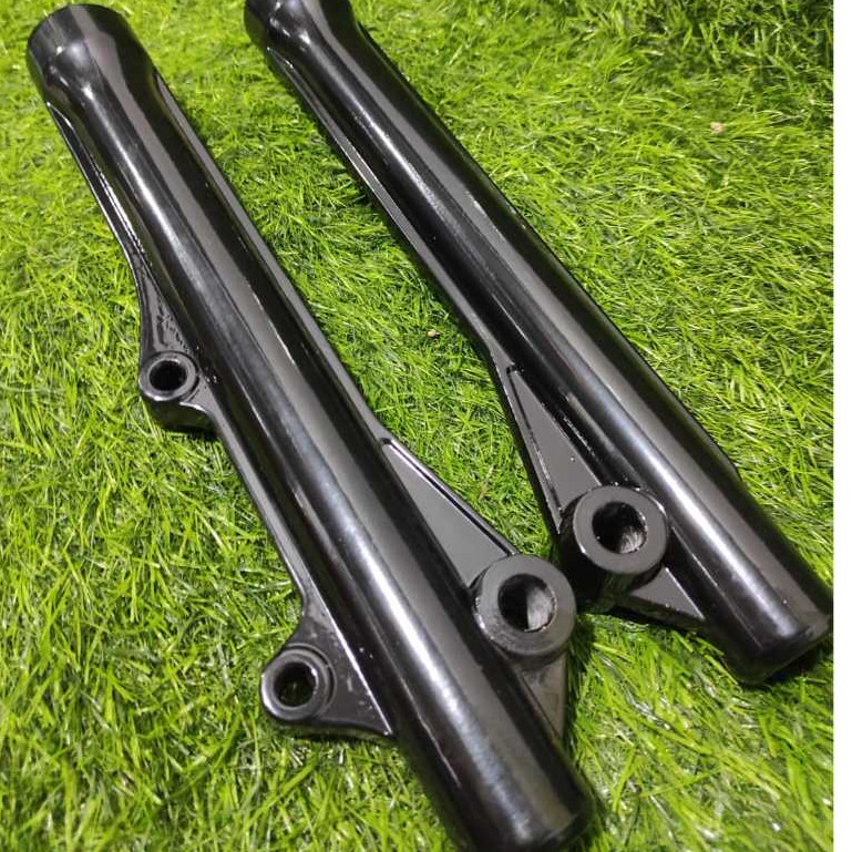 TABUNG SHOCK DEPAN HONDA REVO BUTTOM SHOCK DEPAN REVO HITAM GLOSSY SET